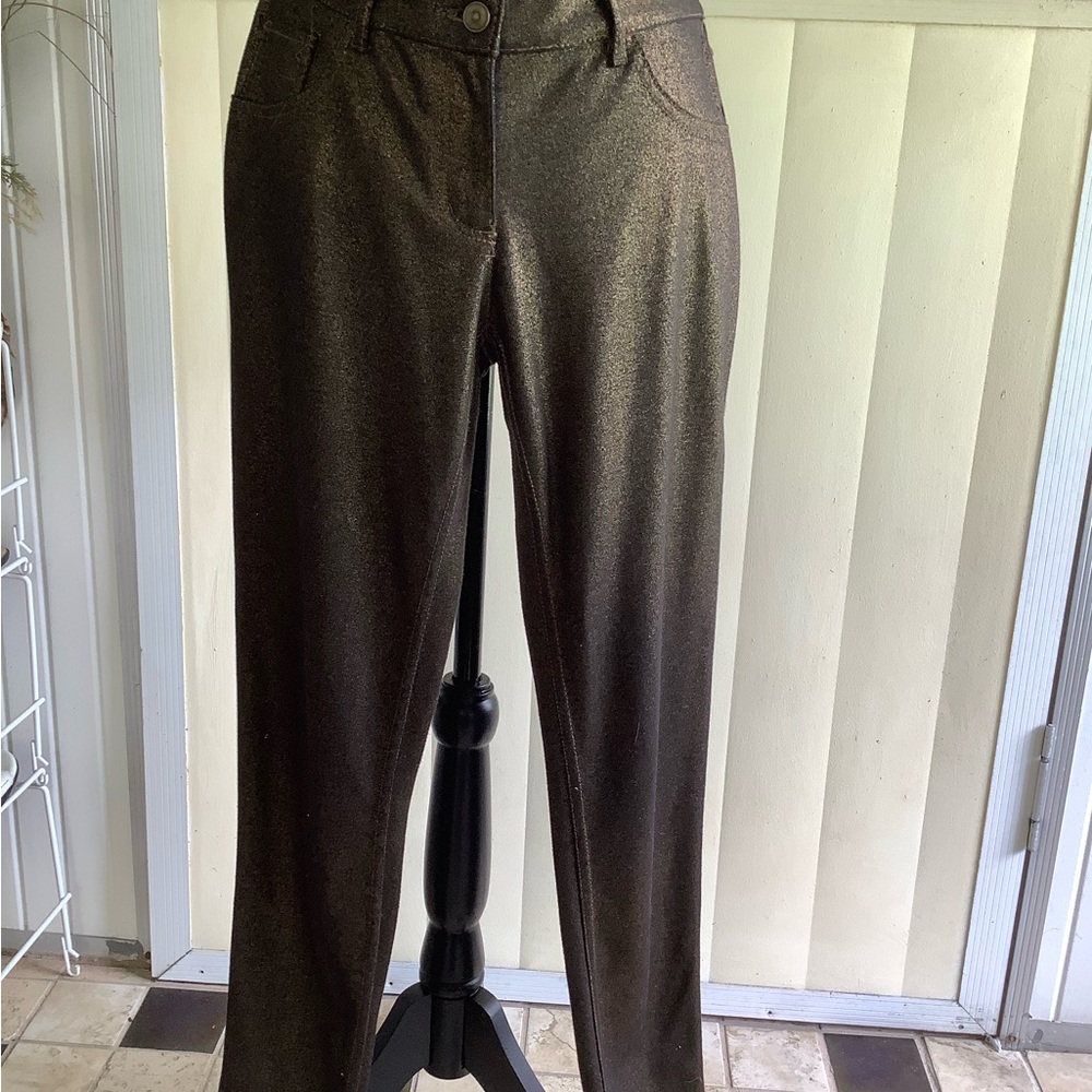 Bronze glitter pants